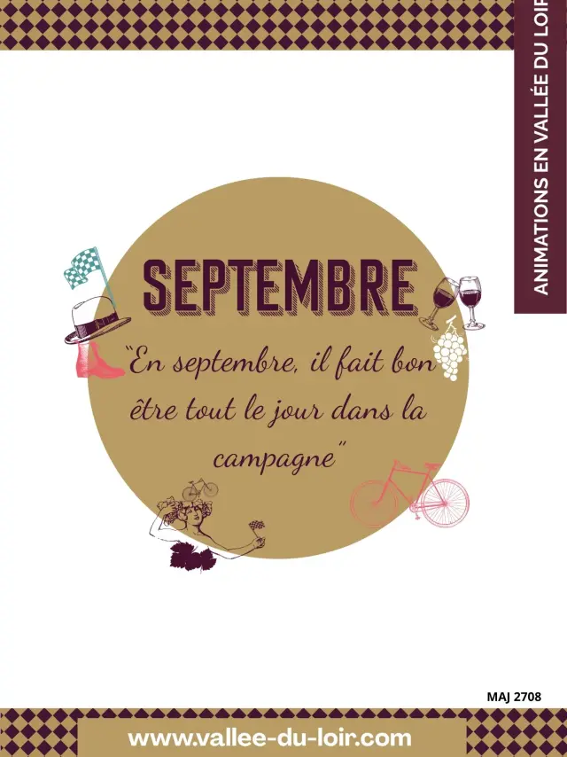 Le Mensuel De Septembre Des Animations En Vallee Du Loir Couv